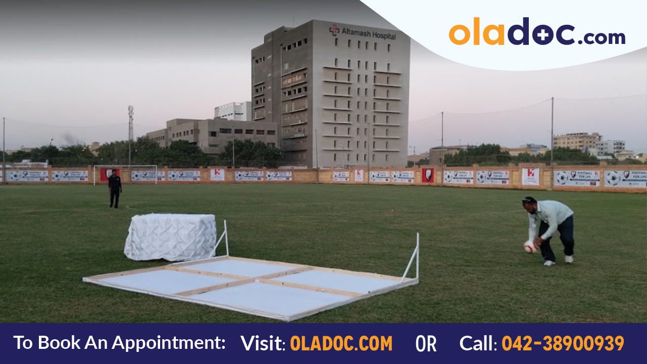 Building of Altamash General Hospital Karachi